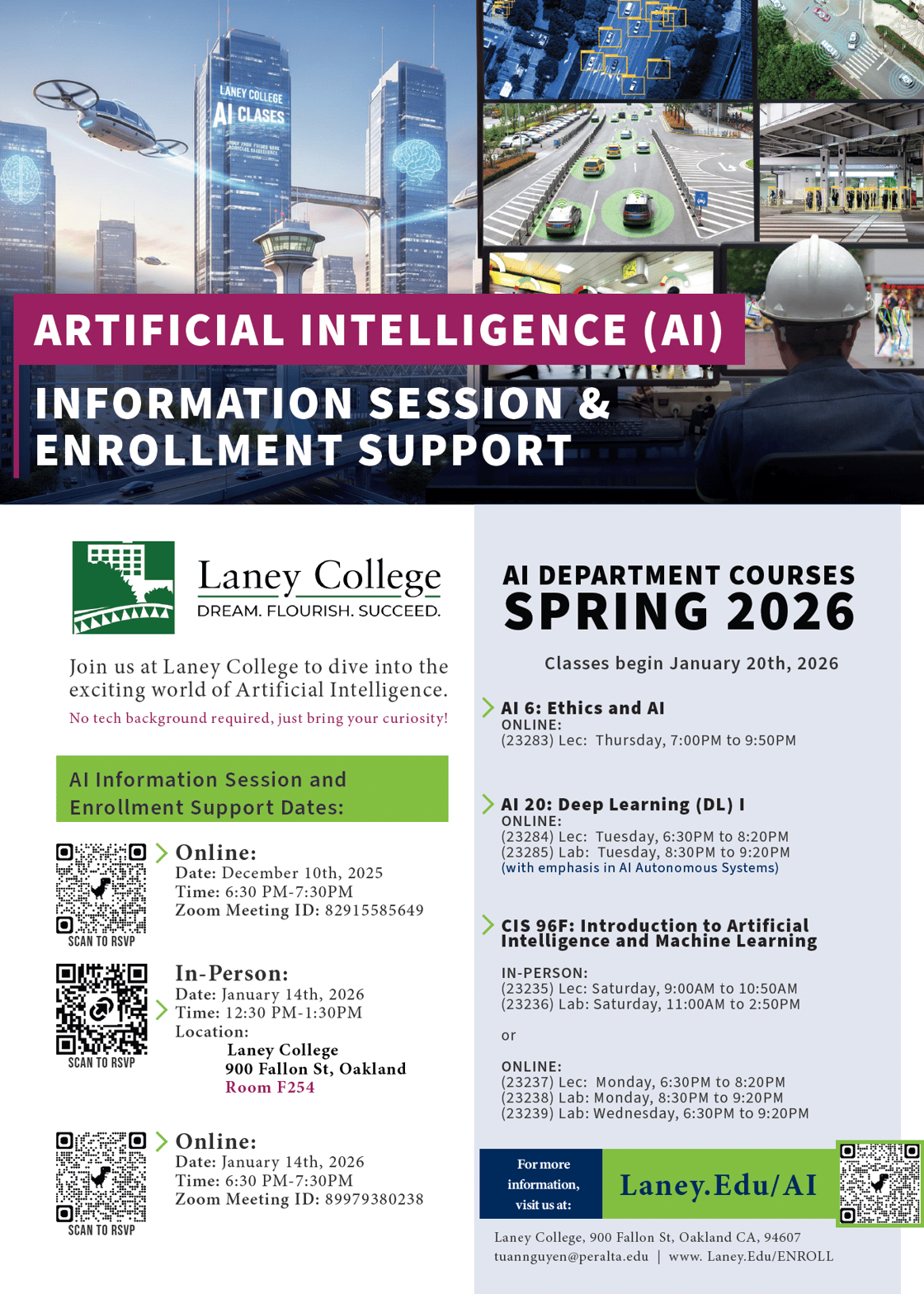 AI Info Sessions