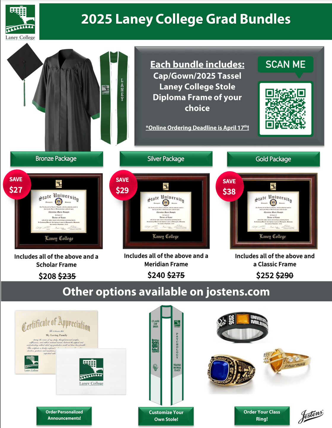 Laney Regalia Grad Bundles