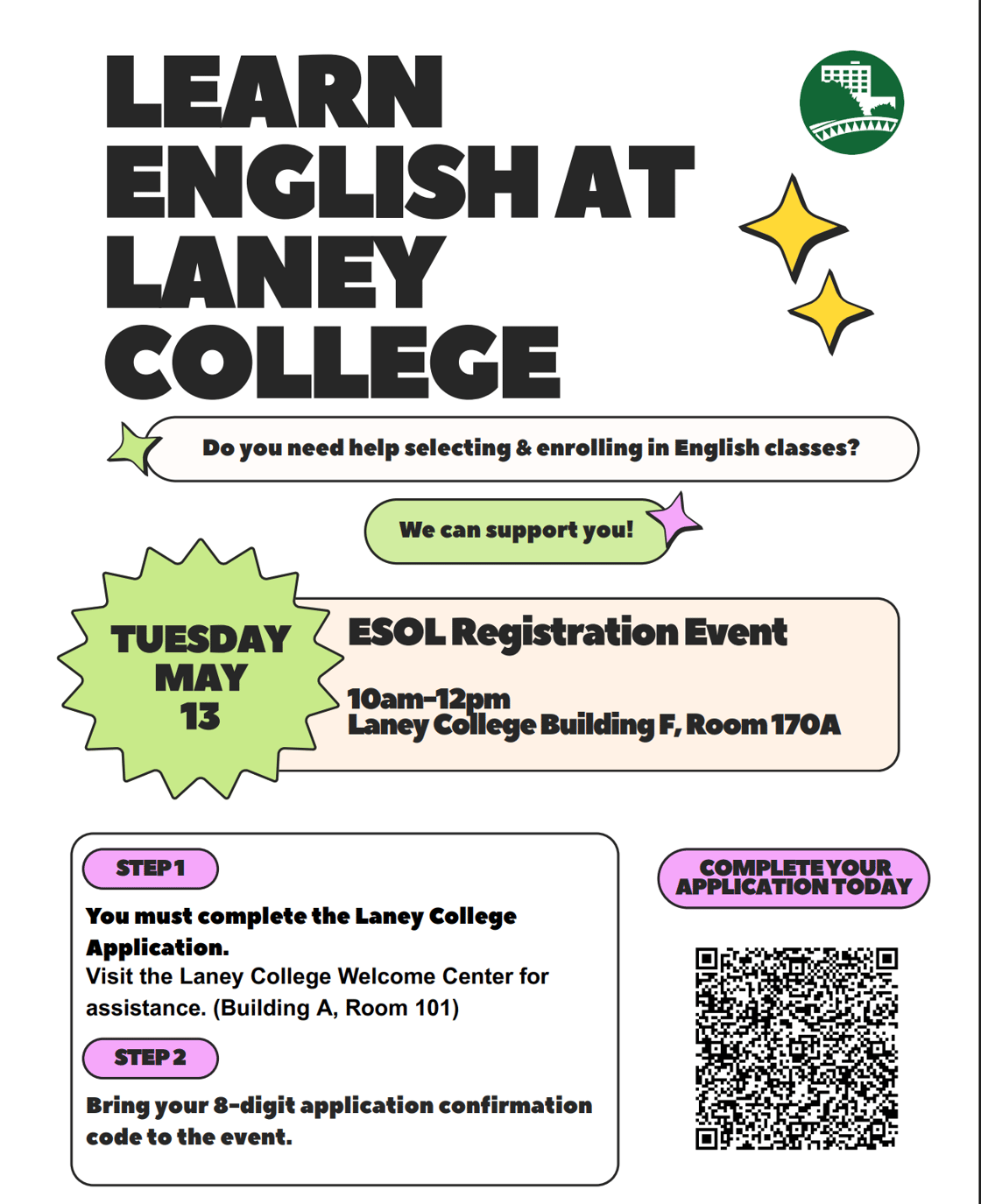 Learn English At Laney College