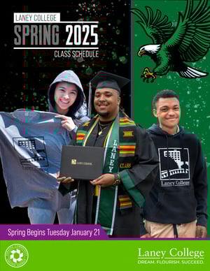 Spring 2025 Class Schedule Cover Laney