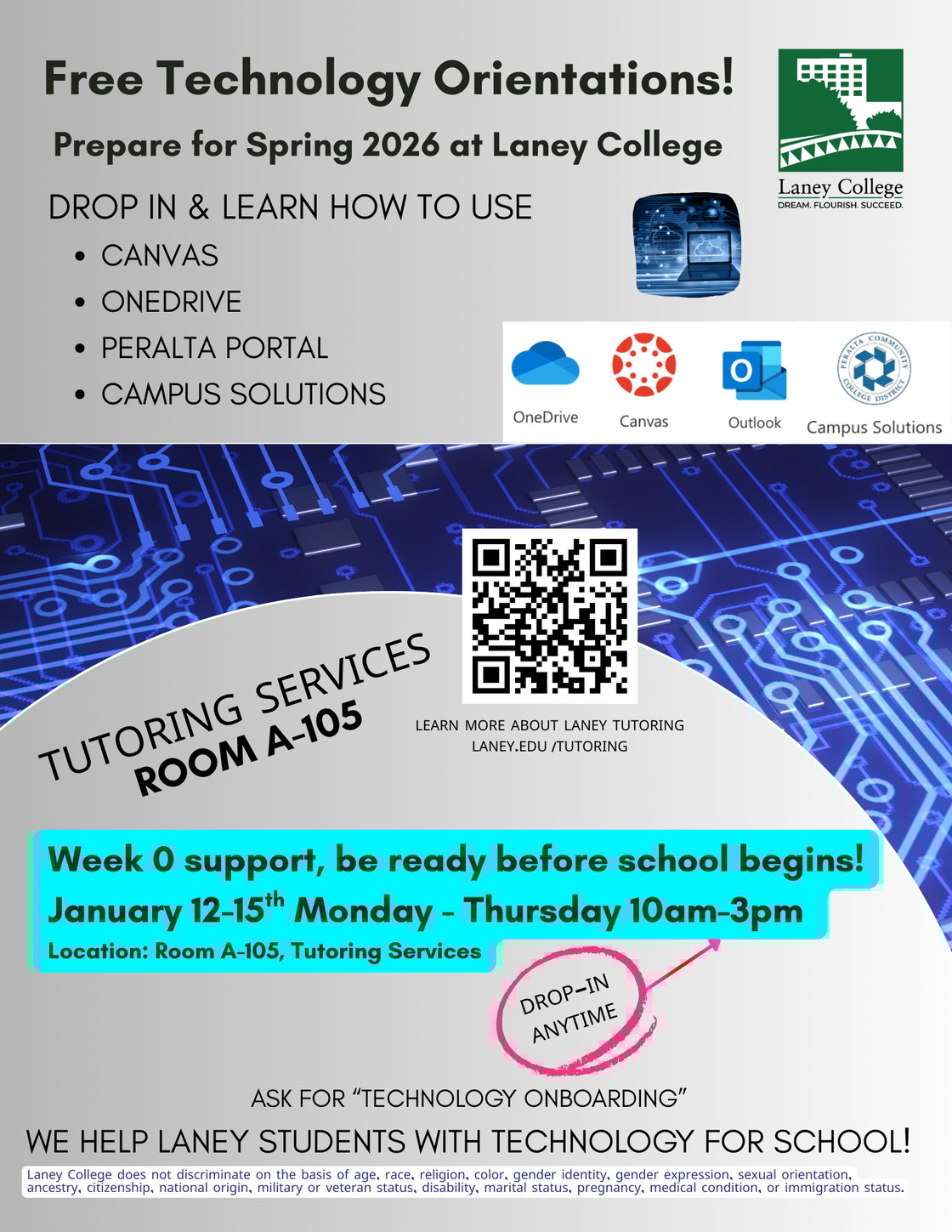 Tech Onboarding Spring 2026 semester