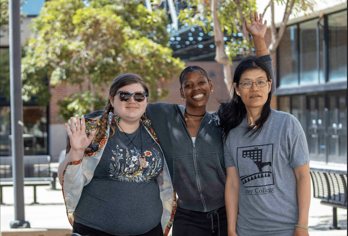Three Laney students